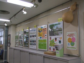 南区役所のパネル展示の写真