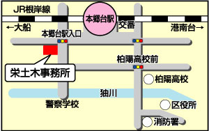 栄土木事務所の地図
