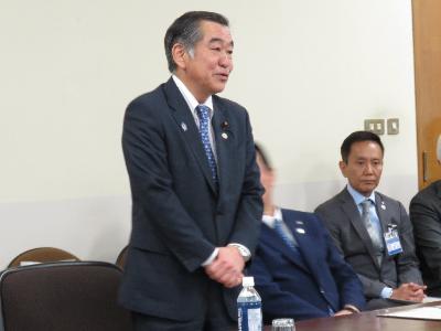 佐藤会長の挨拶の画像