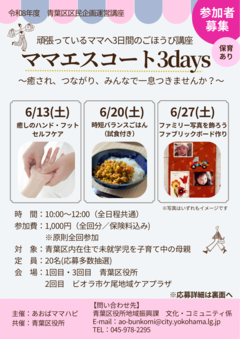 ママエスコートチラシ　おもて