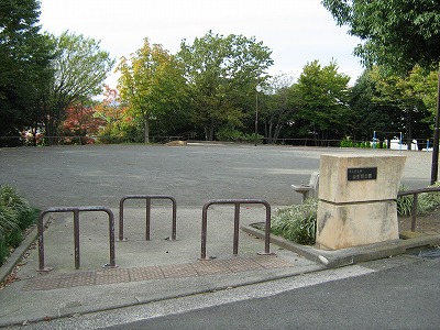 公園の入口です。