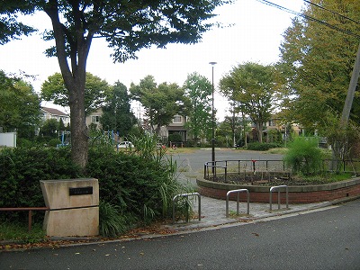 公園の入口です。