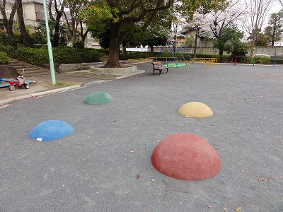 小山のような遊具です。