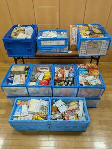 集まった食品（令和７年度）