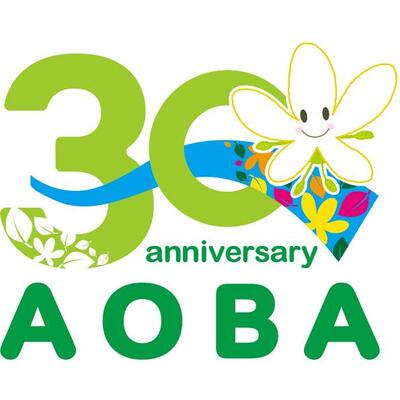 Logo kỷ niệm 30 năm thành lập hệ thống Aoba Ward