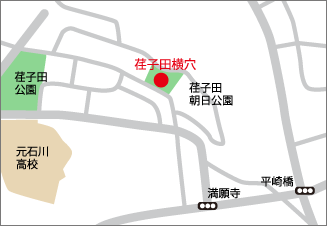 荏子田横穴周辺マップ
