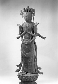 Tượng Senju Kannon bằng gỗ