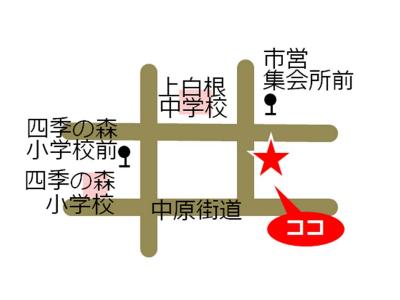 요코하마시 히카리가오카 지역사회보호 플라자 지도