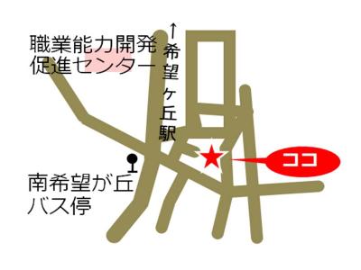 Bản đồ Trung tâm Chăm sóc Khu vực Minamikibogaoka Thành phố Yokohama