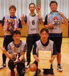 成人男子インディアカ大会優勝笹野台地区