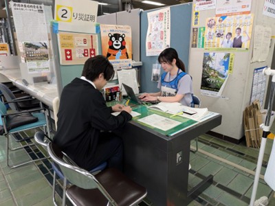 職員派遣の様子（その1）