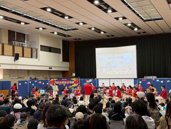 めざましテレビ×消防音楽隊の画像