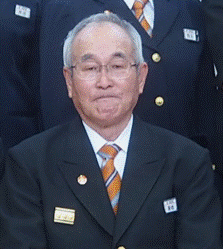 菊地　克明　西消防団長