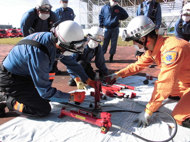 Hình ảnh buổi tập huấn phòng chống thiên tai động đất