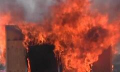 約15分後、大炎上しました。