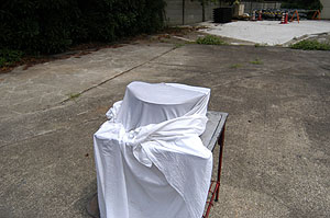 シーツは被せたままにする画像