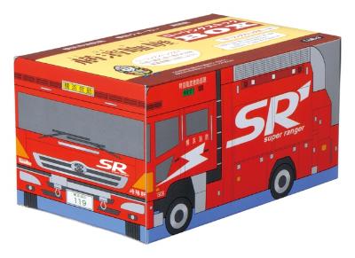 Photo of fire truck-type rolling stock box