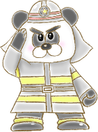 That's right! Kids fire brigade Panda