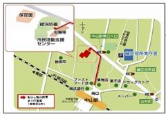 Bản đồ đến trạm cứu hỏa Midori