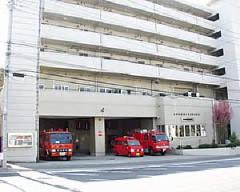 Imagem do firefighting de Sakainotani se ramifica escritório