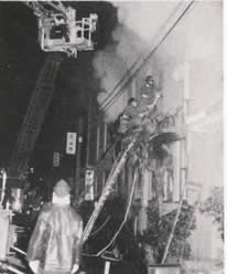 西区　病院火災の画像