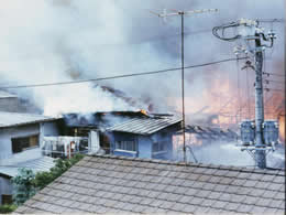 港南区　作業場火災の画像