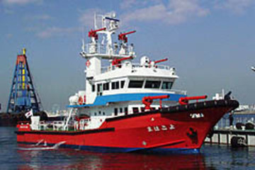 Hình ảnh thuyền cứu hỏa "Yokohama"