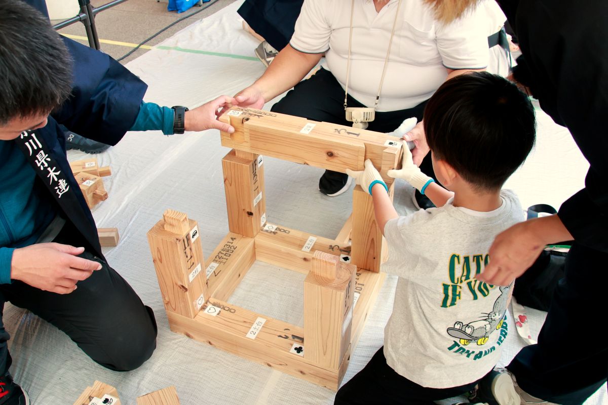 組立体験写真２