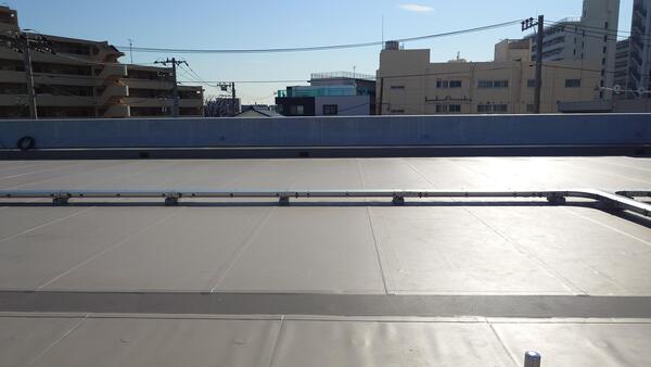 屋上防水改修の後