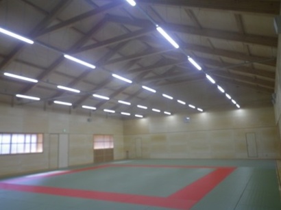 View of Shinohara Junior High School martial arts hall