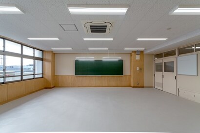 Inside view of Yako Junior High School