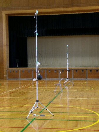 写真１測定点計測器設置状況の写真