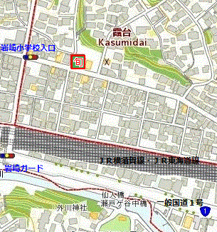 A map of Mikami Shoten Kasumidai is shown.
