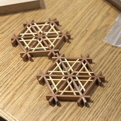 組子コースターづくり体験３