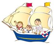 Minh họa gia đình cảng Yokohama