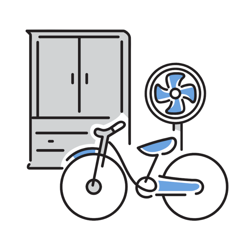 粗大ごみのイラスト