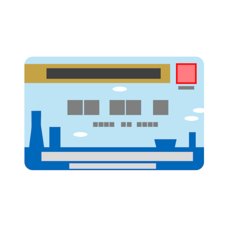 敬老パスのイラスト