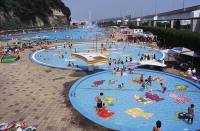 Bể bơi công dân Honmoku bể bơi dành cho trẻ sơ sinh vào thời điểm đó