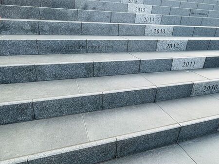 階段のズーム写真