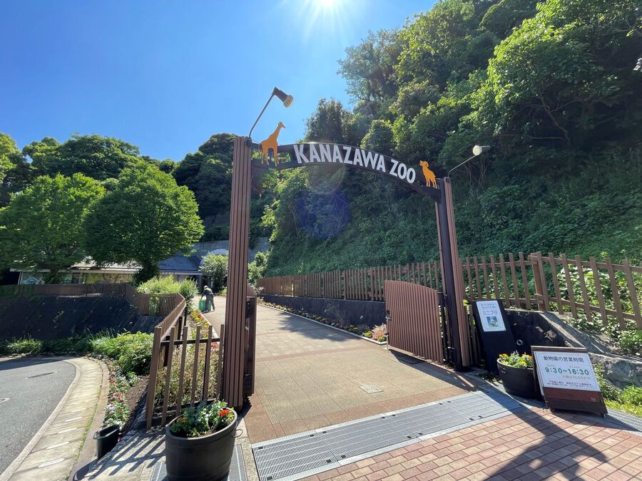 金沢動物園の入口ゲート