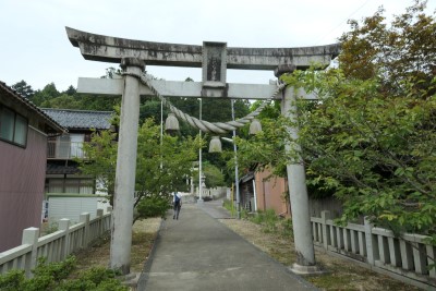 能登比咩神社の石鳥居