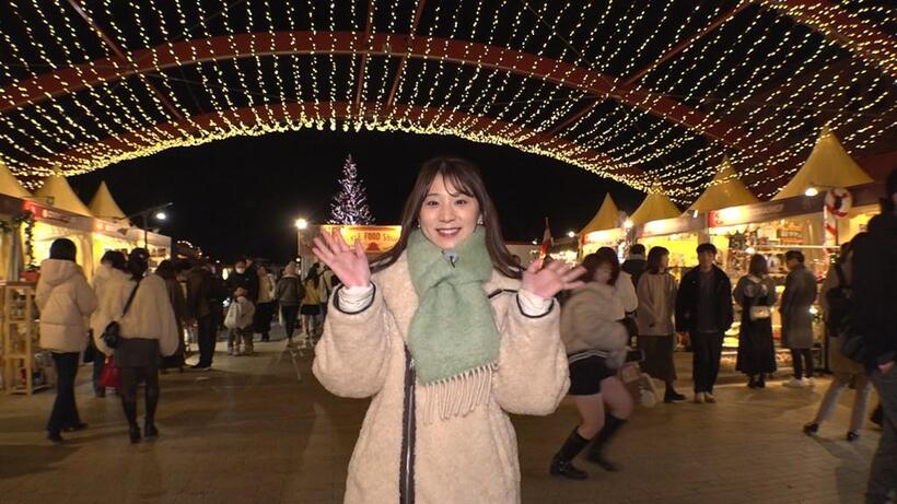 画像：クリスマスマーケットを楽しむナビゲーター