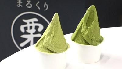 画像：栗田園の抹茶ジェラート