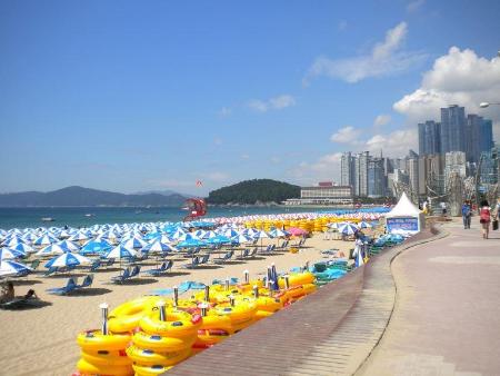 釜山廣域市海水浴場的照片