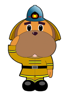 横浜市消防局公式マスコット ハマくん