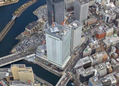 平成3月19日航空写真(南西側)