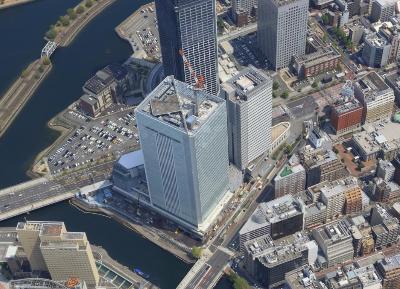 航空写真(大岡川側)