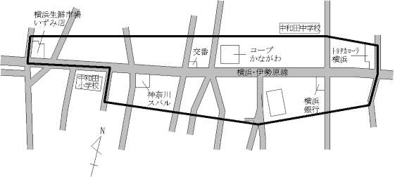 泉区立場の地図