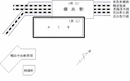 西区横浜駅東口駅ビル(ルミネ)