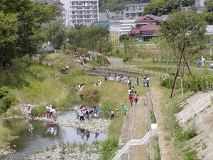 アユやホタルなどが棲める水辺環境を、未来へ！